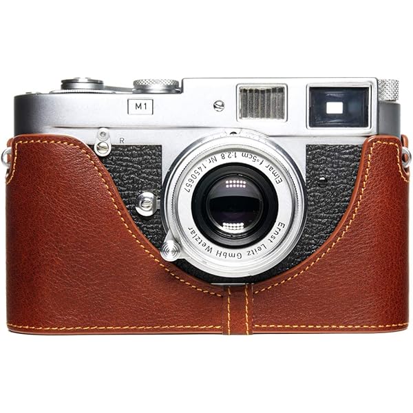 フィルムカメラ Leica MP x Leica vit half case Handmade Genuine Real Leather Half Camera Case Bag Cover for
